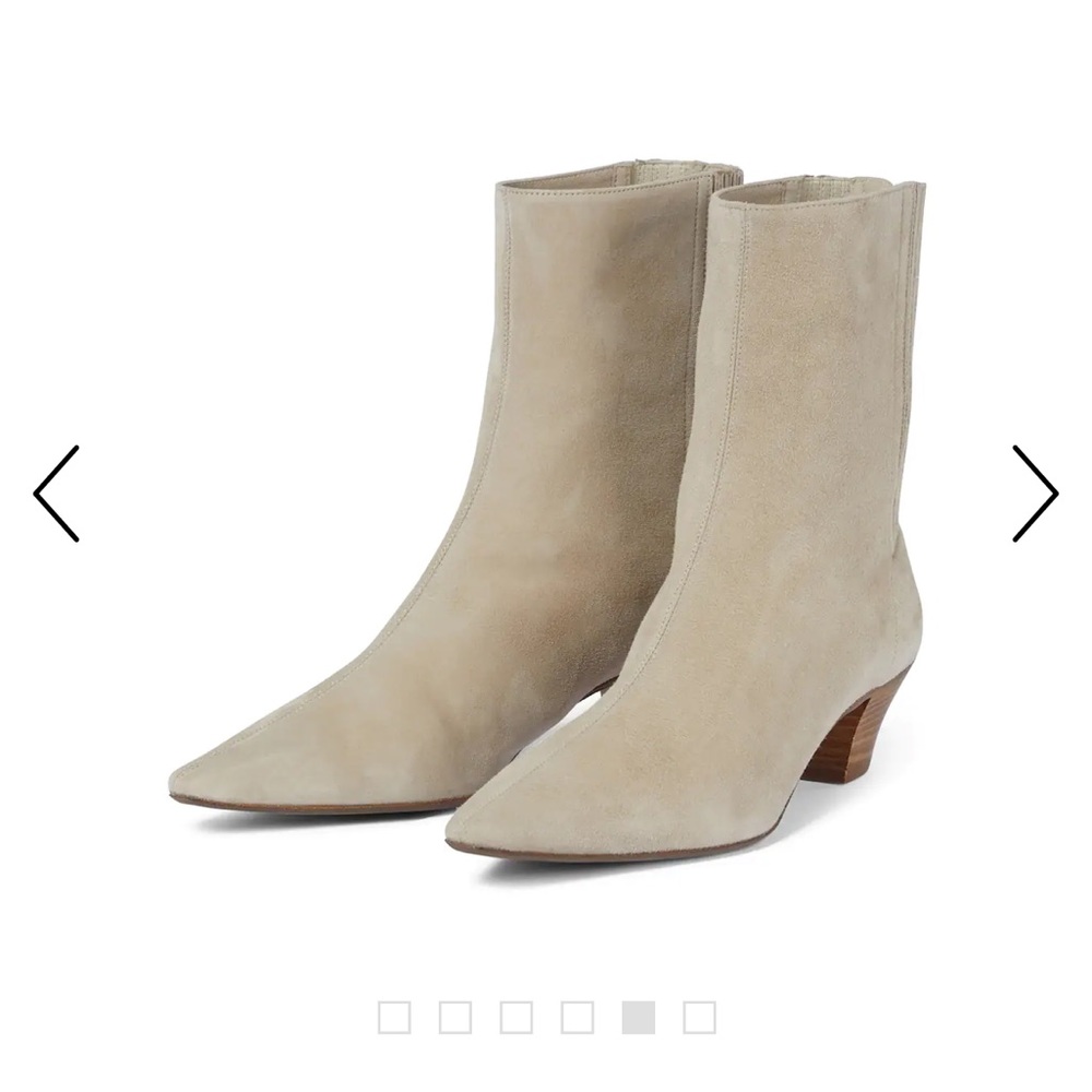 Aquazzura Saint Honore Beige Suede